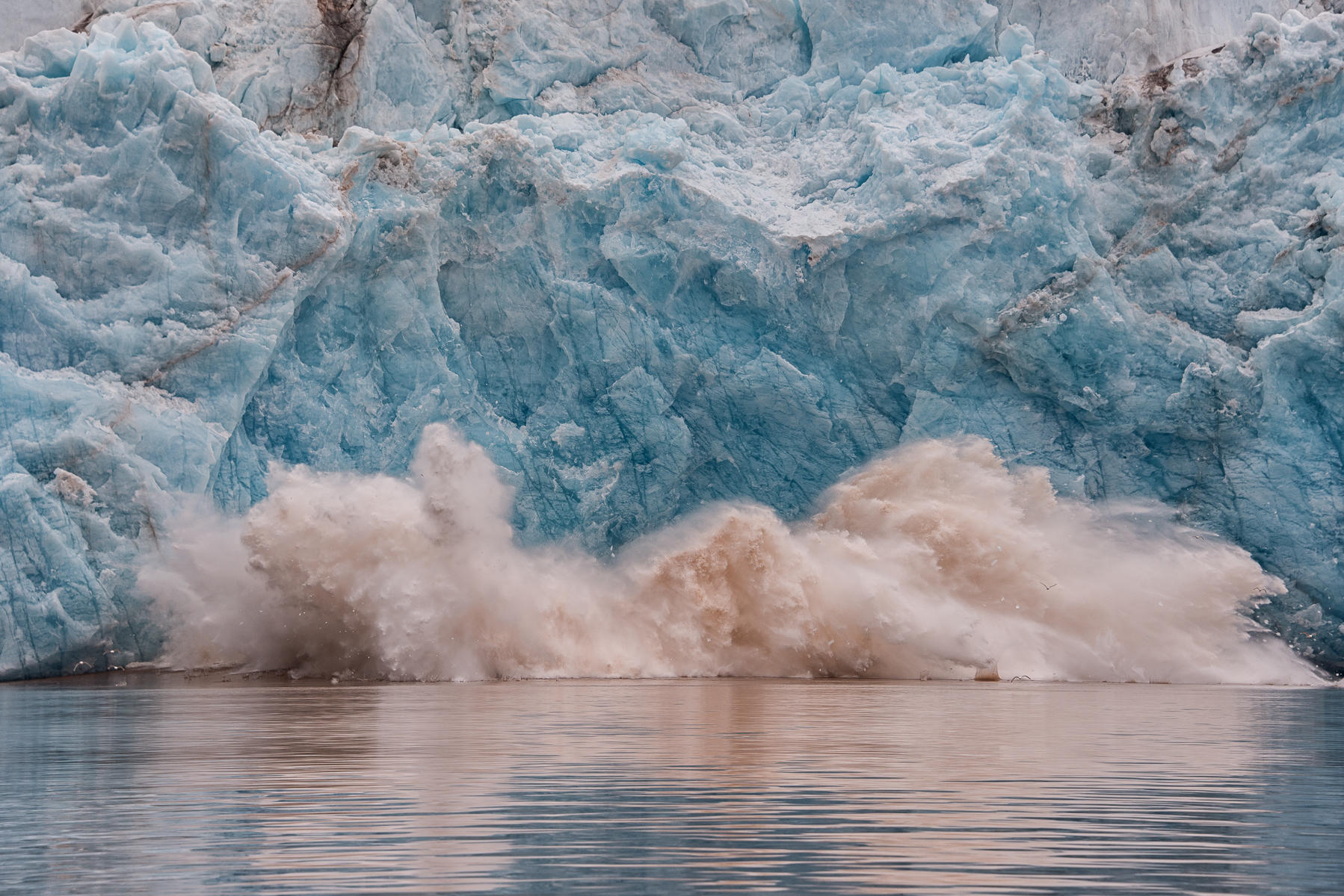Calving, Norway : Arctic, A Sea of Ice : ELIZABETH SANJUAN PHOTOGRAPHY
