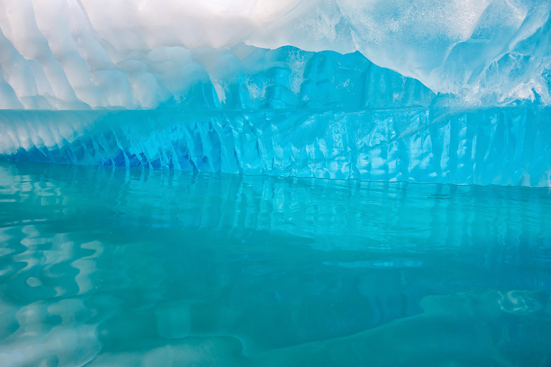 Inside the Berg.
 : Arctic, A Sea of Ice : ELIZABETH SANJUAN PHOTOGRAPHY
