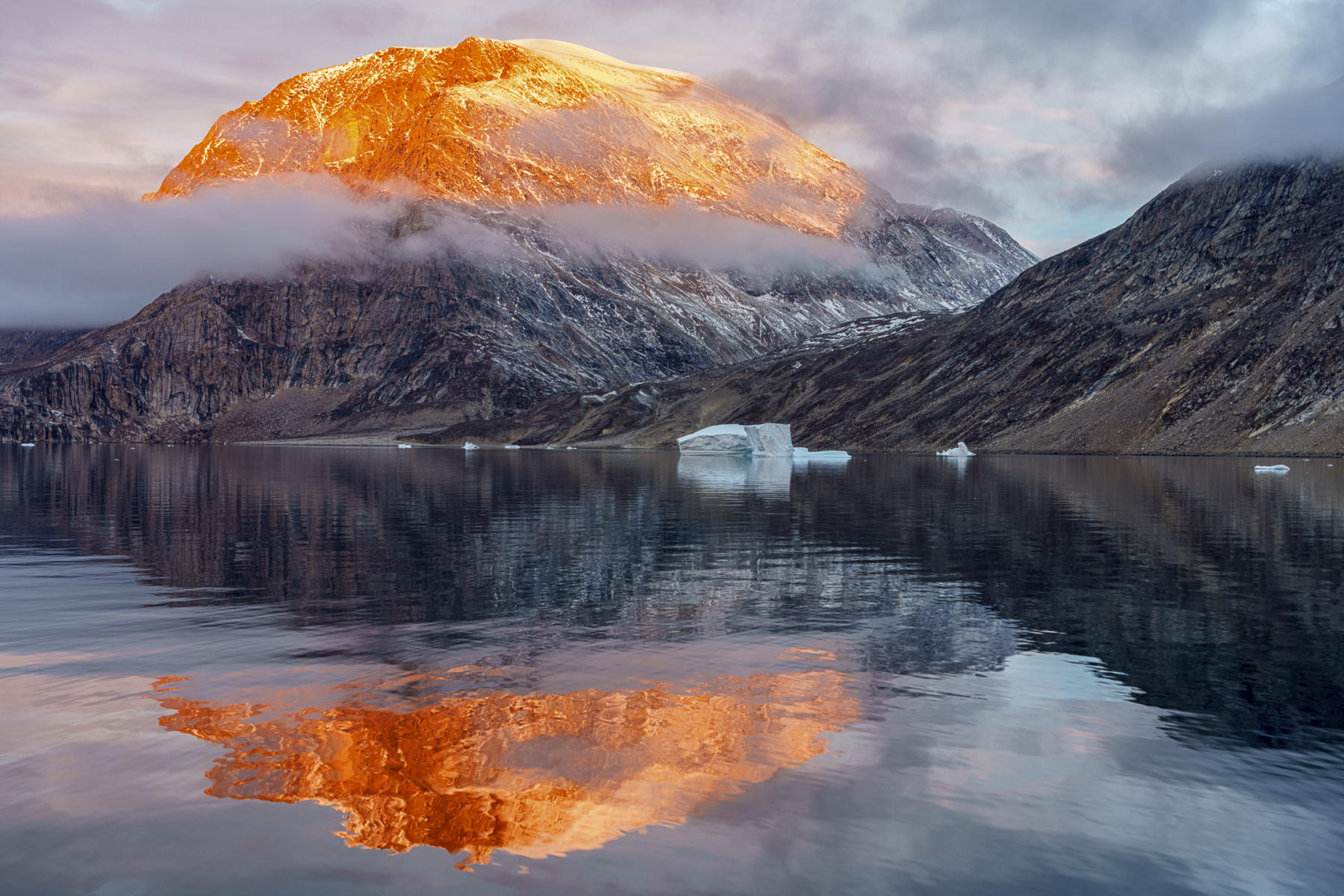 Ablaze, Greenland : Arctic, A Sea of Ice : ELIZABETH SANJUAN PHOTOGRAPHY